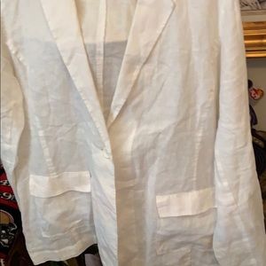 Eileen Fisher linen jacket/ blazer